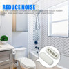Toilet Seat Buffers Bumpers Replacement White Plastic 6 Pack Noise Reducing WC