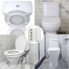 Toilet Seat Buffers Bumpers Replacement White Plastic 6 Pack Noise Reducing WC