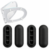 Toilet Seat Buffers Bumpers Replacement Noise Dampening Black Plastic 6 Pack WC