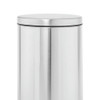 Pedal Bin 12L Stainless Steel Soft Close Chrome Bathroom Kitchen Habitat Waste Bin