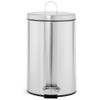 Pedal Bin 12L Stainless Steel Soft Close Chrome Bathroom Kitchen Habitat Waste Bin