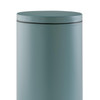 Pedal Bin 12L Teal Soft Close Steel Bathroom Kitchen Waste Bin Habitat Removable