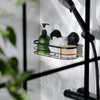 Shower Caddy Suction Cup Black Wire Basket No Drill Bathroom Storage Habitat