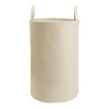 Laundry Bag 60L Cotton Cream Drawstring Foldable Hamper Habitat 52x34cm Storage