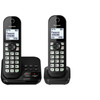 Cordless Phones Twin Handset Answer Machine Panasonic KX-TGC463EB Call Block DECT