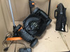 Cordless Lawnmower Grass Trimmer Set 34cm 40V 2 Batteries Charger WORX WG927E
