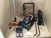 Cordless Lawnmower Grass Trimmer Set 34cm 40V 2 Batteries Charger WORX WG927E