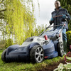 Cordless Lawnmower 36V 44cm Battery Mower 2 Batteries Charger Spear Jackson