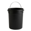 Bathroom Bin 3L Pedal Soft Close Matt White Metal Step Waste Bin Habitat