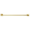 Towel Rail Wall Mounted Brushed Gold 62cm Metal Bathroom Towel Bar Habitat