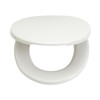 Toilet Seat White Soft Close Antibacterial Quick Release Top Fix Habitat Adjustable