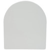 D Shaped Toilet Seat White Soft Close Quick Release Top Fix Adjustable Habitat