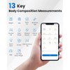 Smart Bathroom Scales Body Fat BMI Muscle Digital Bluetooth Renpho 180kg White