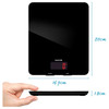 Digital Kitchen Scales 5kg Glass Electronic Food Cooking Baking Black Salter