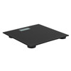 Digital Bathroom Scales 150kg Black Tempered Glass LCD Weight Scale Habitat