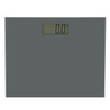 Digital Bathroom Scales 150kg Grey Tempered Glass LCD Weight Scale Habitat