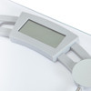 Digital Bathroom Scales 150kg Clear Tempered Glass LCD Weight Scale 27cm