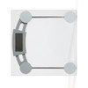 Digital Bathroom Scales 150kg Clear Tempered Glass LCD Weight Scale 27cm