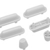 Toilet Seat Buffers Bumpers Shock Proof Grey Replacement 6 Pack Type 1 50mm WC