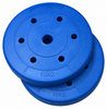 Weight Plates 10kg Pair 1 Inch Standard Vinyl 20kg Set Home Gym Weightlifting