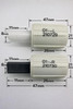 Soft Close Toilet Seat Hinges Dampers Replacement CCW CW Pair White 47mm