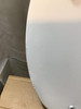 Wooden Toilet Seat White Soft Slow Close Solid Wood Adjustable Habitat Antibacterial