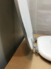 Wooden Toilet Seat White Soft Slow Close Solid Wood Adjustable Habitat Antibacterial