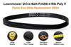 Lawnmower Drive Belt PJ488 4 Rib Poly V 488mm VEGA Flymo Easi Glide FLY056