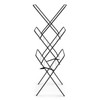 Clothes Airer 14m 3 Tier Indoor Folding Laundry Dryer Black Steel Habitat