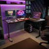Gaming Desk Table Top Corner Replacement Black X Rocker Panther XL Top Only