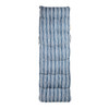 Sun Lounger Cushion 162cm Blue Padded Garden Recliner Chair Outdoor Seat Pad