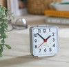 Argos Home Analogue Alarm Clock Silver
