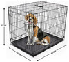 Single Door 30 Inch Dog Cage Medium