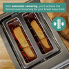 2 Slice Toaster 1050W Black Stainless Steel Bosch TAT7203GB