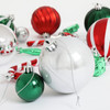 Argos Home Christmas Baubles Red Green and Silver Pack Of 49