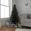 HABITAT 5FT FIBRE OPTIC WARM WHITE CHRISTMAS TREE WITH STAR