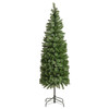 HABITAT 6FT NATURAL LOOK POP UP SLIM CHRISTMAS TREE