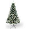 HABITAT 5FT PRE LIT BLUE OSCAR WITH PINE CONE CHRISTMAS TREE