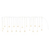 Argos Home Warm White Star Shaped Christmas Curtain Lights