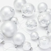 Christmas Baubles Silver Pack 42 Argos Home