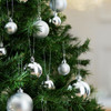 Christmas Baubles Silver Pack 42 Argos Home