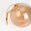 Habitat Pack of 4 Christmas Glass Baubles Navy