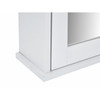 3 Door Mirrored Bathroom Cabinet White Argos Home image 7