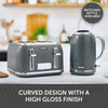 Breville VTR013 Curve 4 Slice Toaster Grey Chrome
