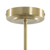 Argos catalogue image 6 of 6: Ceiling Light Habitat Candelabra 3 Light Green Steel Fitting Shade Missing. Manufacturer image shows a complete ceiling light. Actual sale is missing one shade.