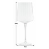 Iridescent Flute Wine Glasses Set of 2 Habitat. Catalogue 4-piece photo; actual stock listing supplies 2 pieces only.