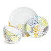 Floral Porcelain Dinner Set Habitat Multicolour 10 Piece. Catalogue 12-piece photo; actual stock listing supplies 10 pieces only.