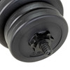 Adjustable Vinyl Dumbbell Bar Opti 20kg Set Component - image 3