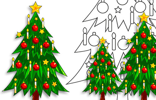 free printable christmas tree - best office supplies ltd