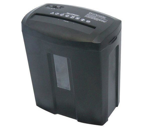 ProAction Paper Shredder 8 Sheet 15 Litre Micro Cut Cross Cut A4 Auto on Reverse